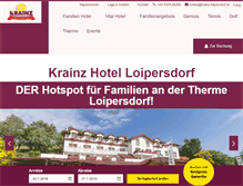 Tablet Screenshot of krainz-loipersdorf.at